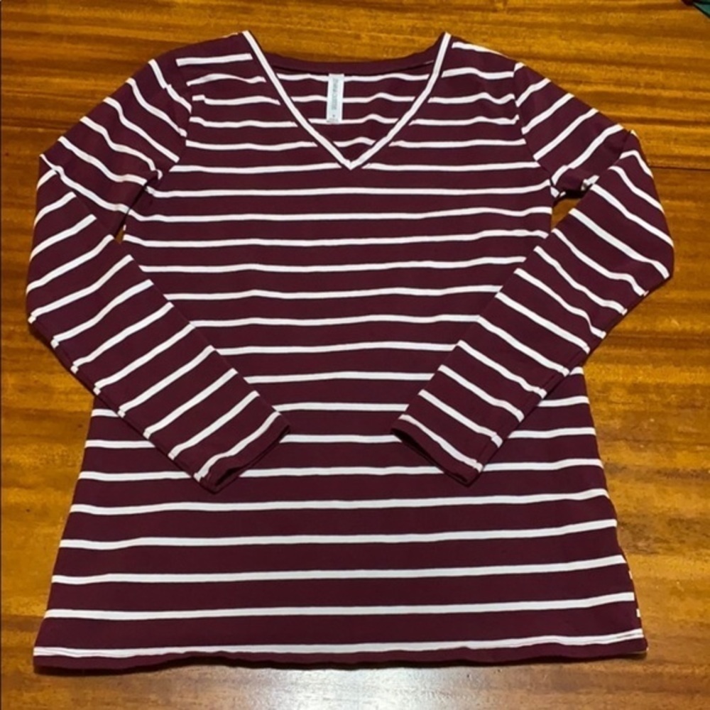 Zenana Long Sleeve V-Neck